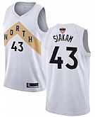 Raptors 43 Pascal Siakam White 2019 NBA Finals City Edition Swingman Jersey,baseball caps,new era cap wholesale,wholesale hats